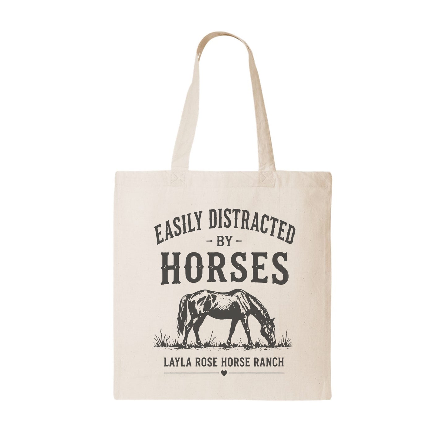 Layla Rose Tote Bag- Natural Cotton Tote