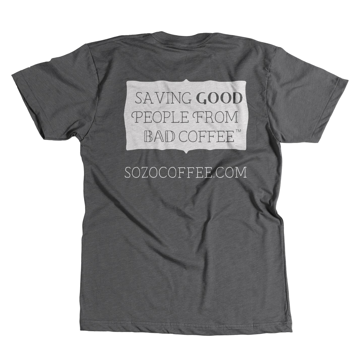 SoZo Coffee Roasting Logo - Charcoal Heather Unisex Tee