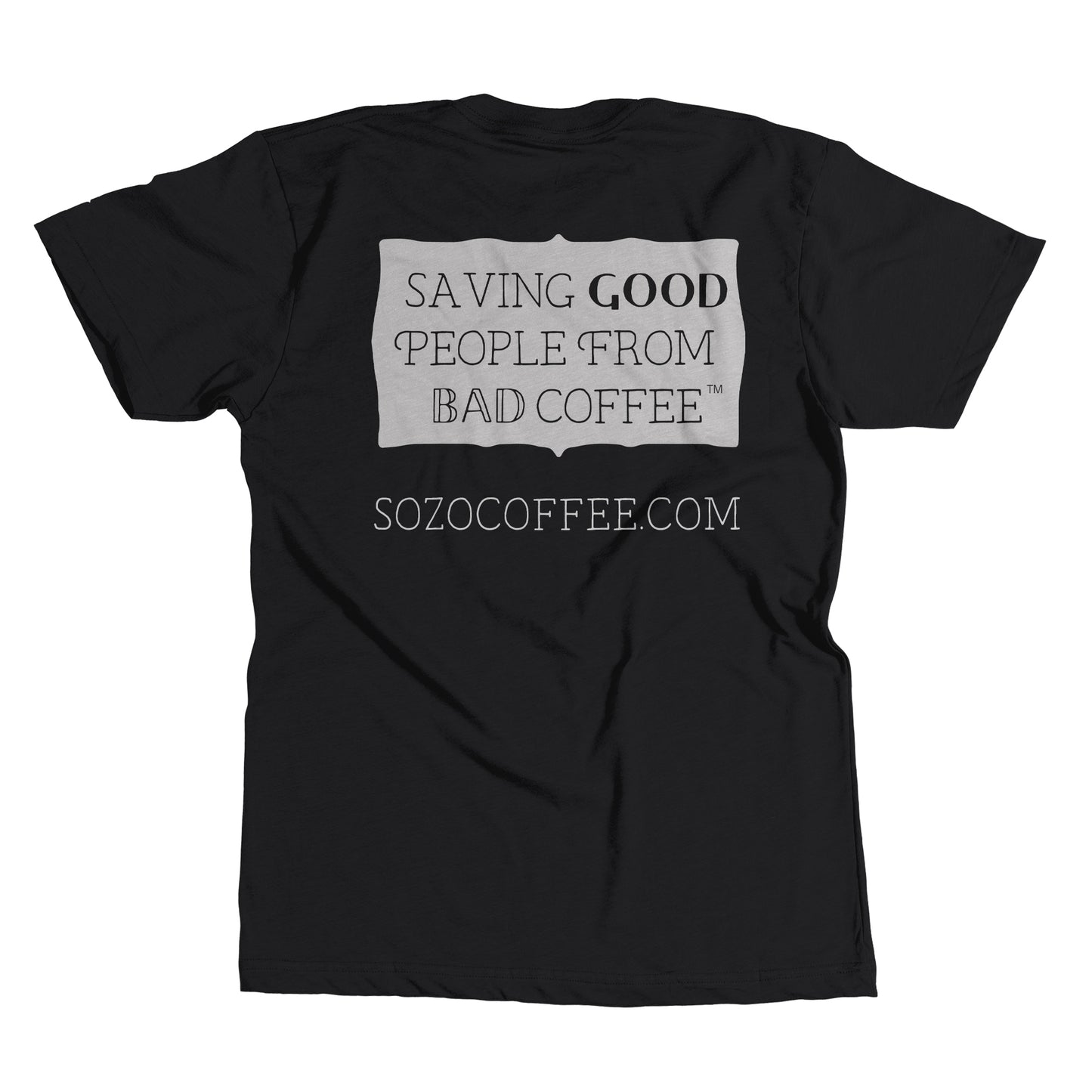 SoZo Coffee Roasting Logo- Short Sleeve Unisex Cotton Tee
