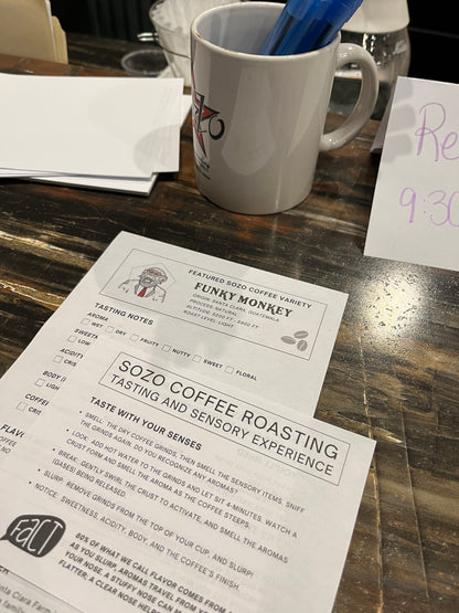 Roasting Tour + Cupping and Sensory Experience