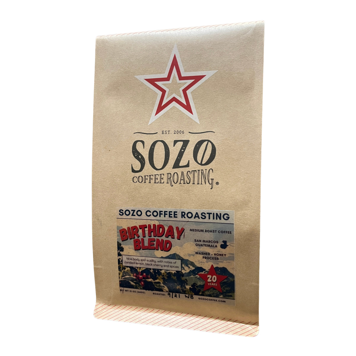SoZo Coffee 20yr Birthday Blend- Guatemala