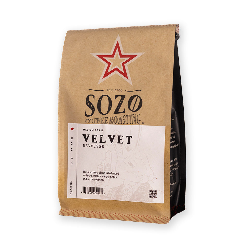 Velvet Revolver Espresso Blend – SoZo Coffee Roasting